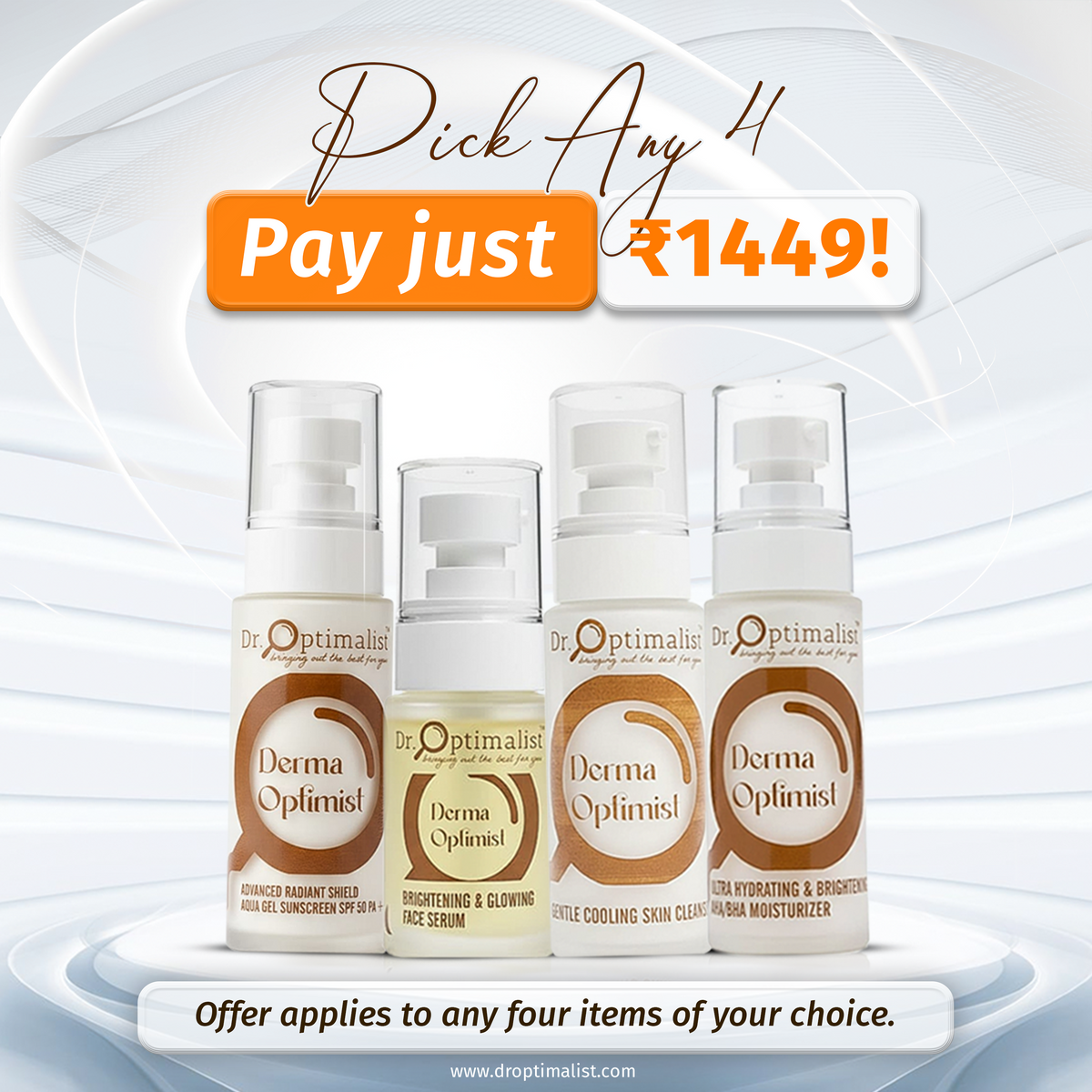 Buy Any 4 For ₹999