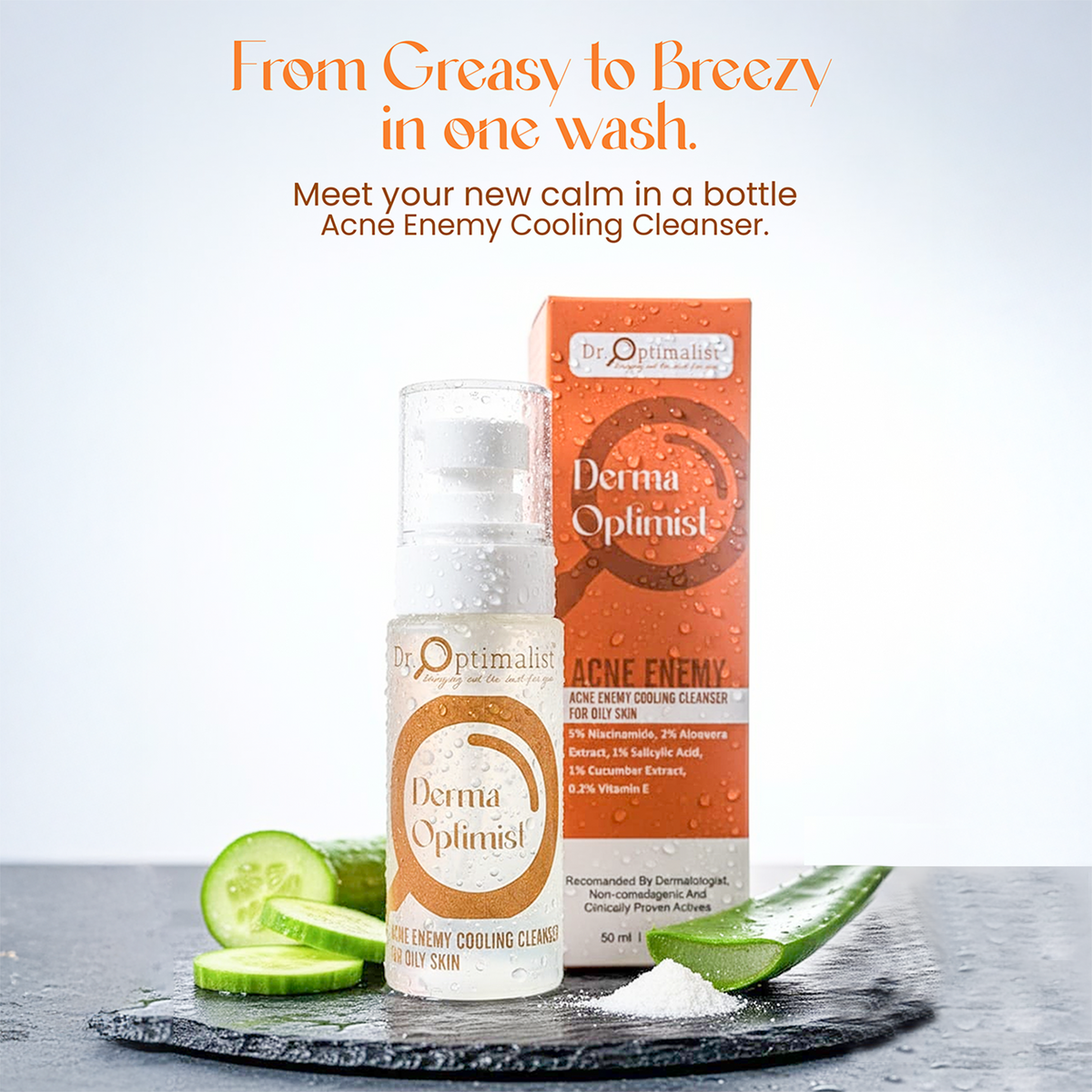 Acne Enemy Cooling Cleanser For Oily Skin